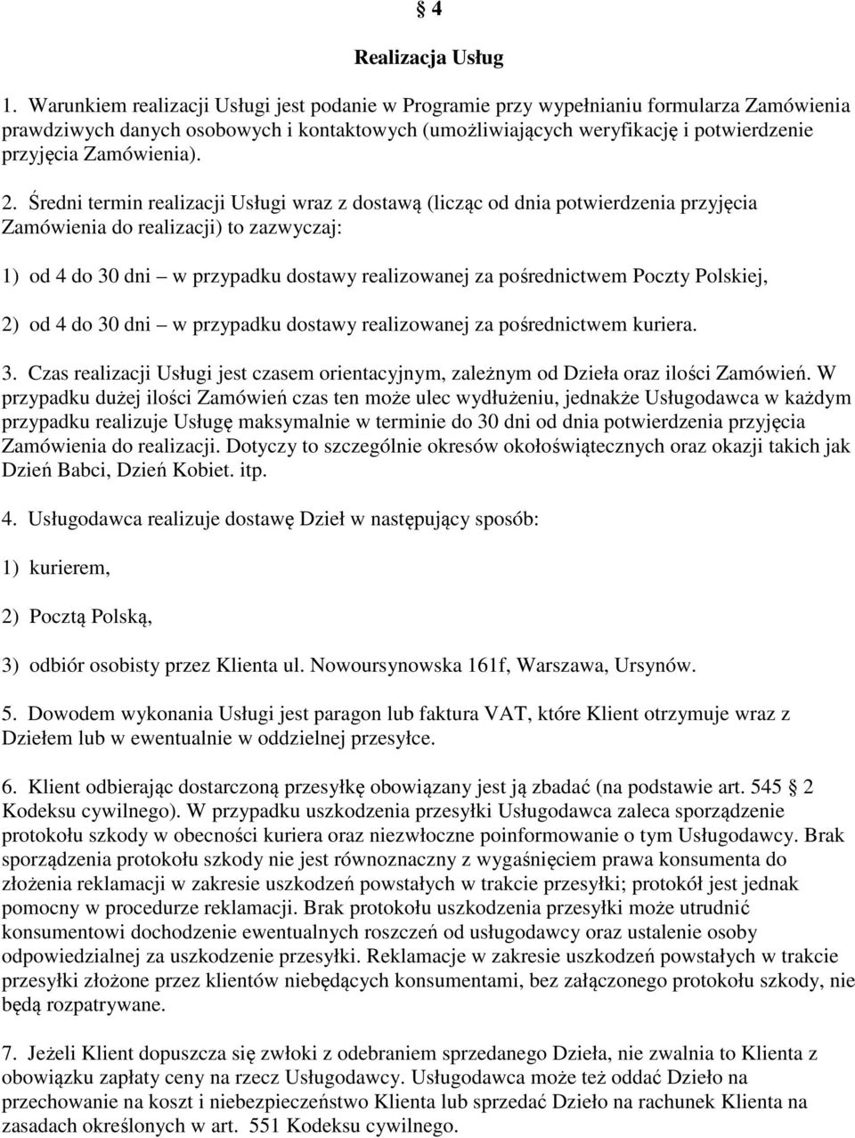 Zamówienia). 2.