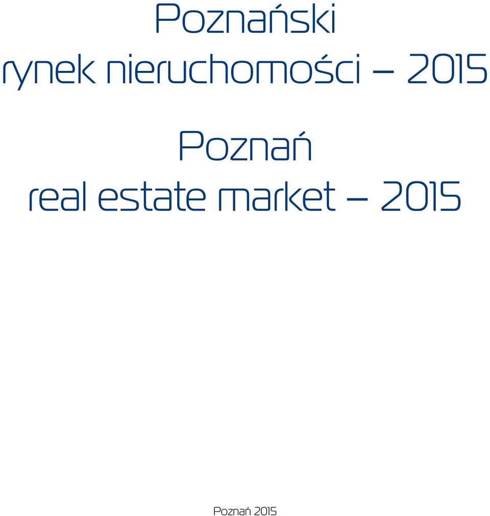 Poznań real estate