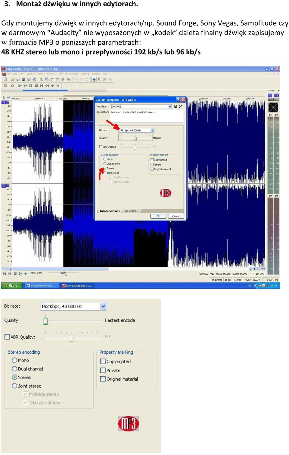 Sound Forge, Sony Vegas, Samplitude czy w darmowym Audacity nie