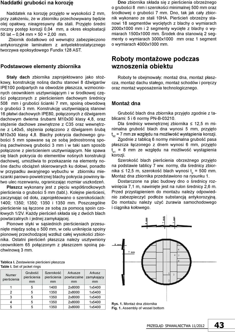 Zbiornik dodatkowo od wewnątrz zabezpieczono antykorozyjnie laminatem z antyelektrostatycznego tworzywa epoksydowego Fundix 128 AST.