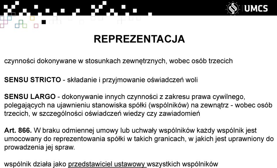 w szczególności oświadczeń wiedzy czy zawiadomień Art. 866.