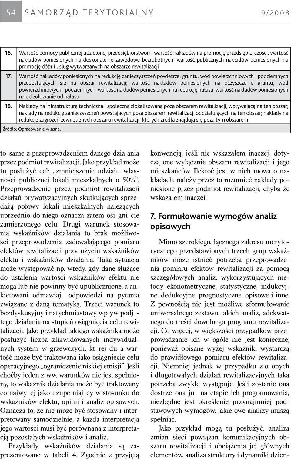 nakładów poniesionych na promocję dóbr i usług wytwarzanych na obszarze rewitalizacji 17.