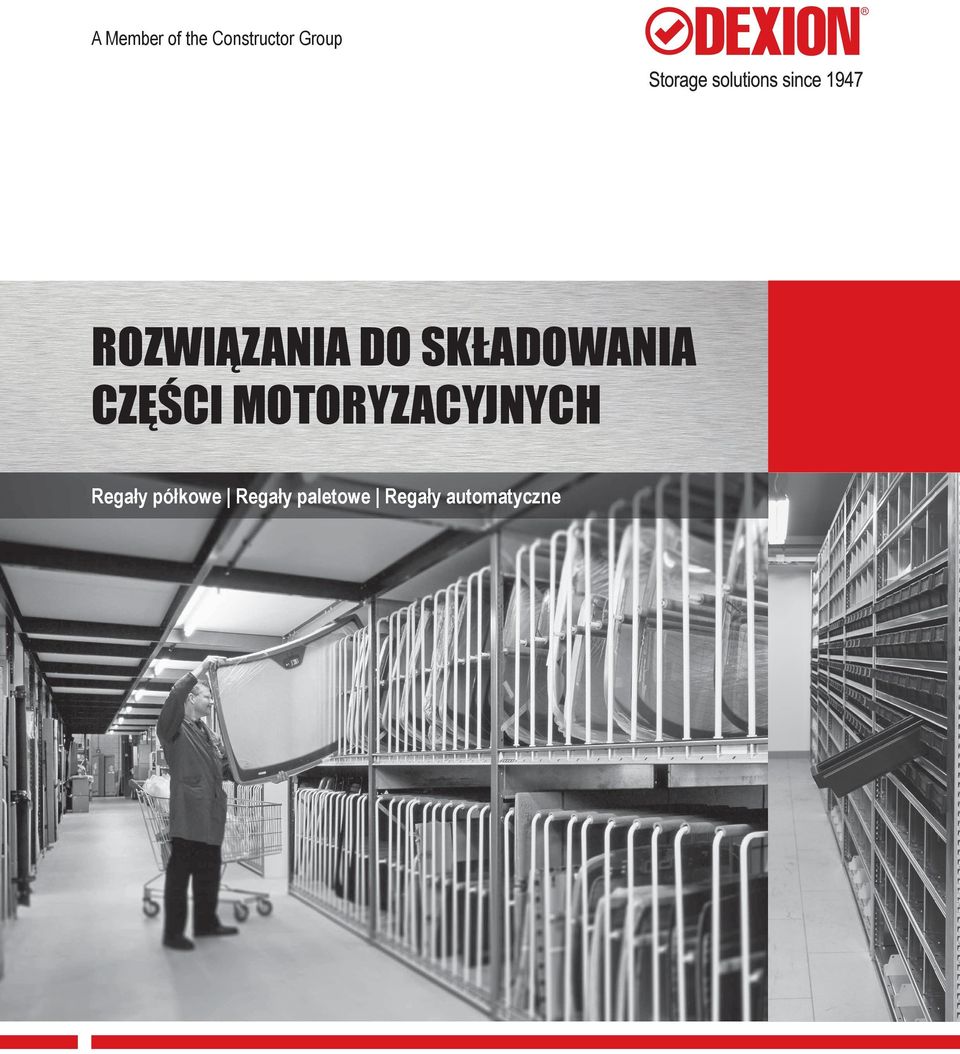 MOTORYZACYJNYCH Regały półkowe