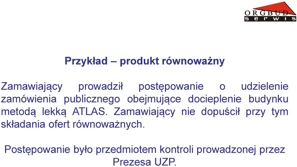 metodą lekką ATLAS.