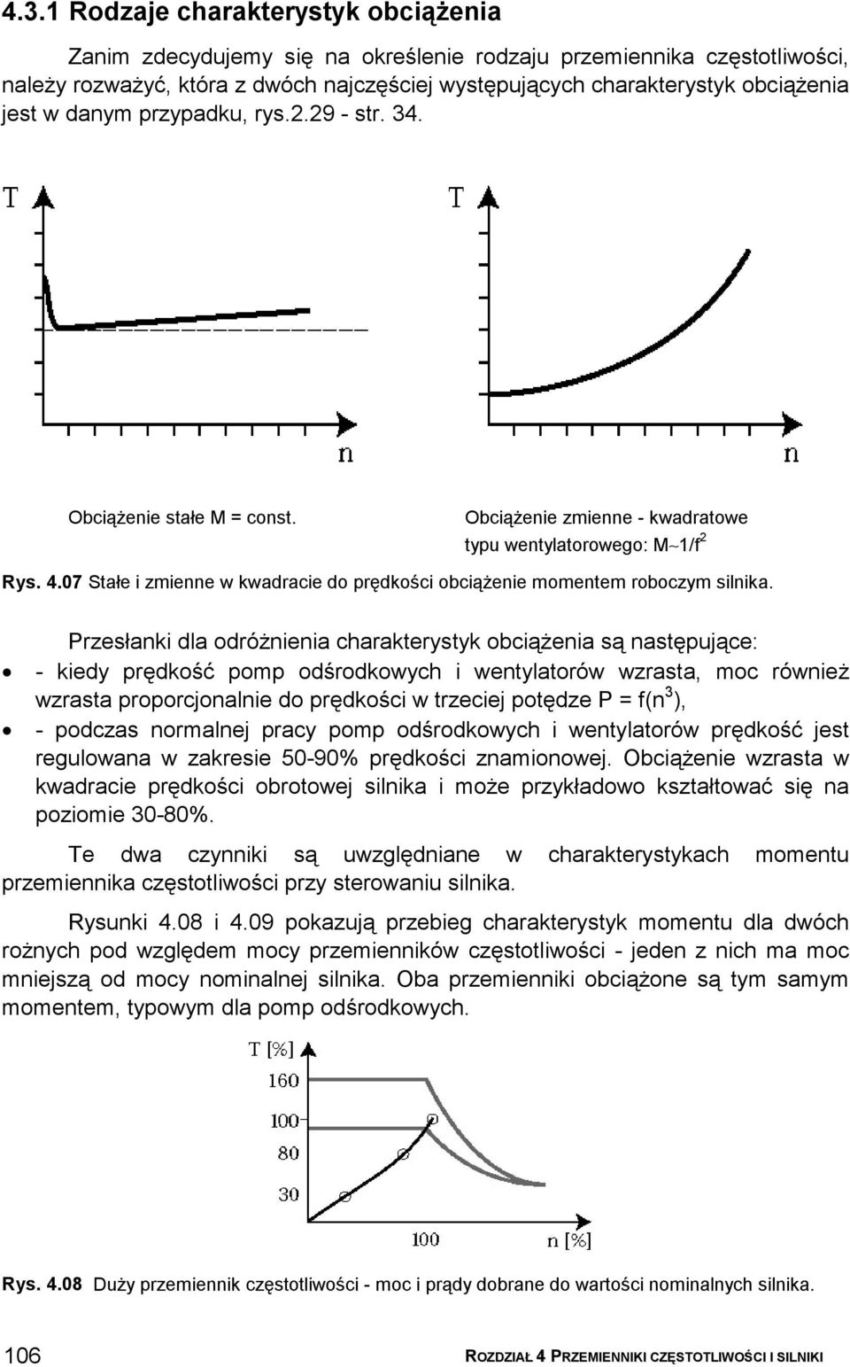 07 Stałe i zmienne w kwadracie do prędkości obciążenie momentem roboczym silnika.