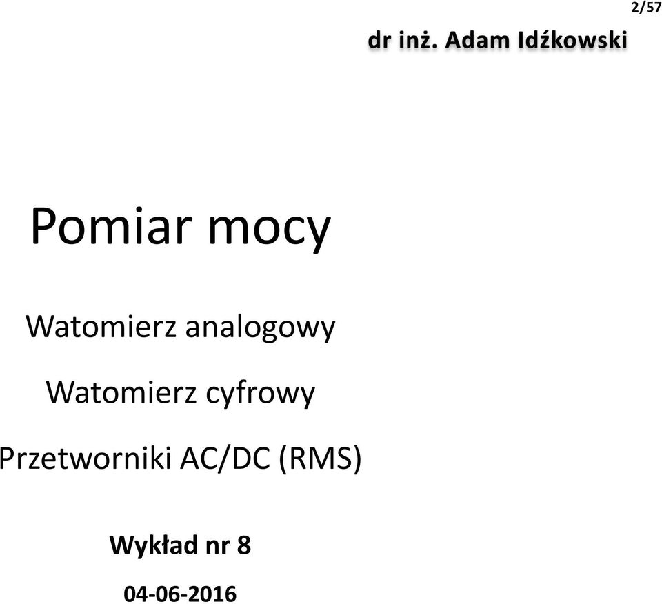 Watomierz cyfrowy