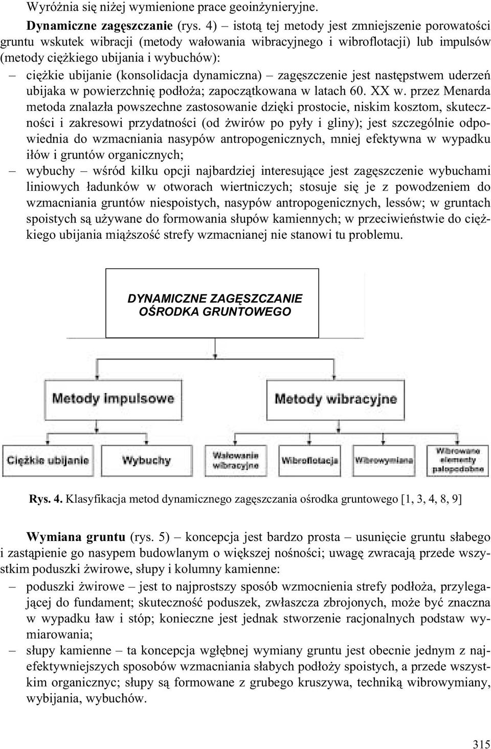 (konsolidacja dynamiczna) zagêszczenie jest nastêpstwem uderzeñ ubijaka w powierzchniê pod³o a; zapocz¹tkowana w latach 60. XX w.