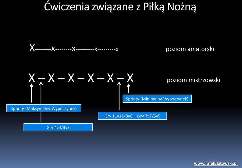 amatorski X X X X X X poziom mistrzowski Sprinty