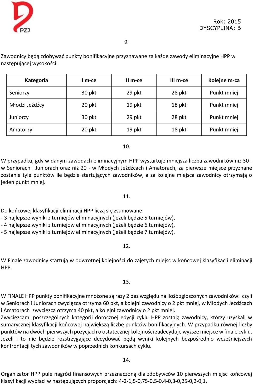 pkt 18 pkt Punkt mniej 10.