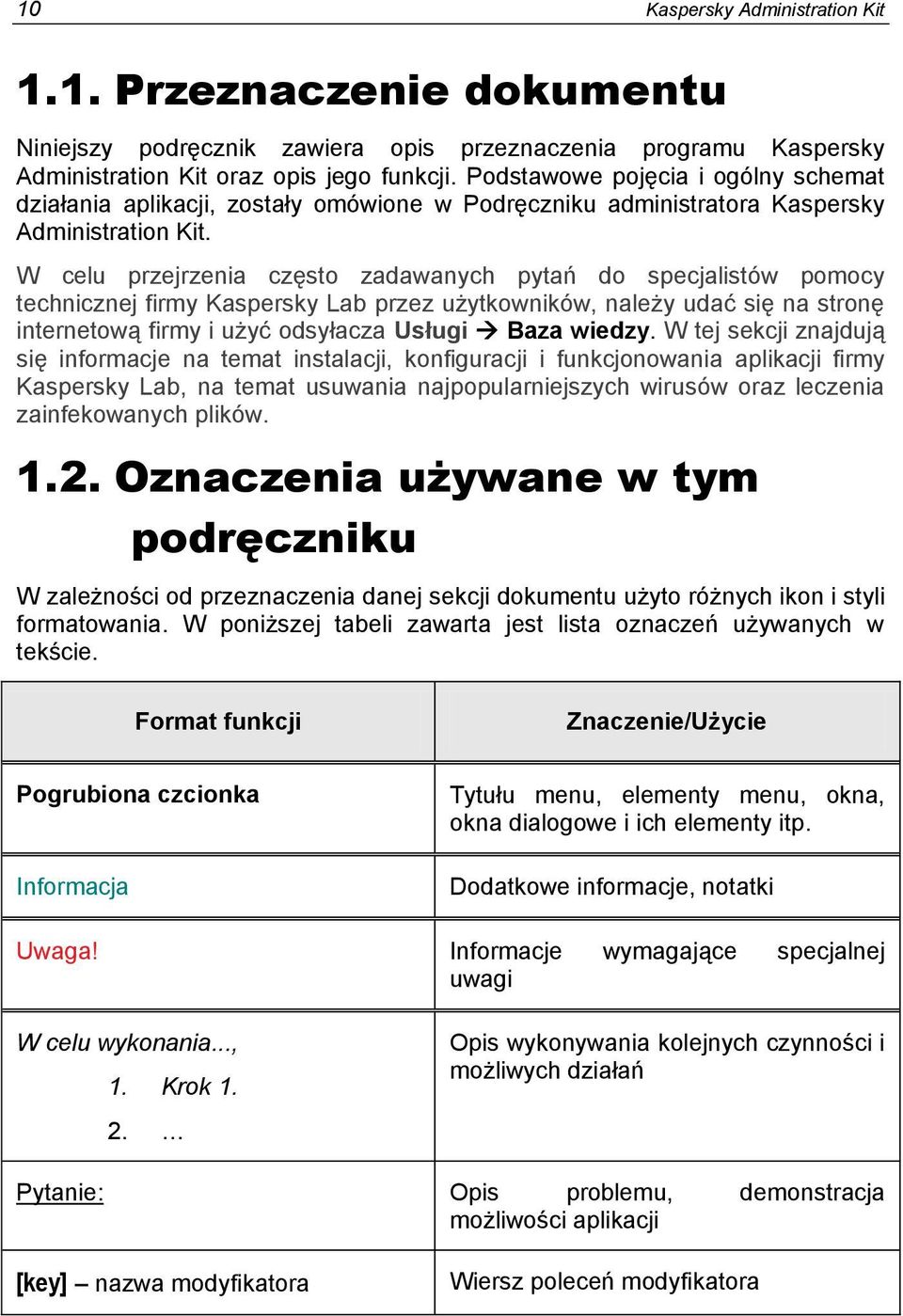 W celu przejrzenia częst zadawanych pytań d specjalistów pmcy technicznej firmy Kaspersky Lab przez użytkwników, należy udać się na strnę internetwą firmy i użyć dsyłacza Usługi Baza wiedzy.