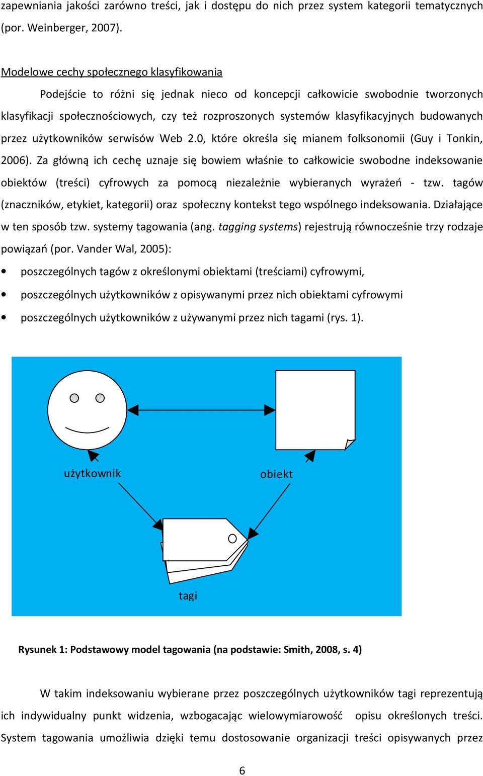 klasyfikacyjnych budowanych przez użytkowników serwisów Web 2.0, które określa się mianem folksonomii (Guy i Tonkin, 2006).