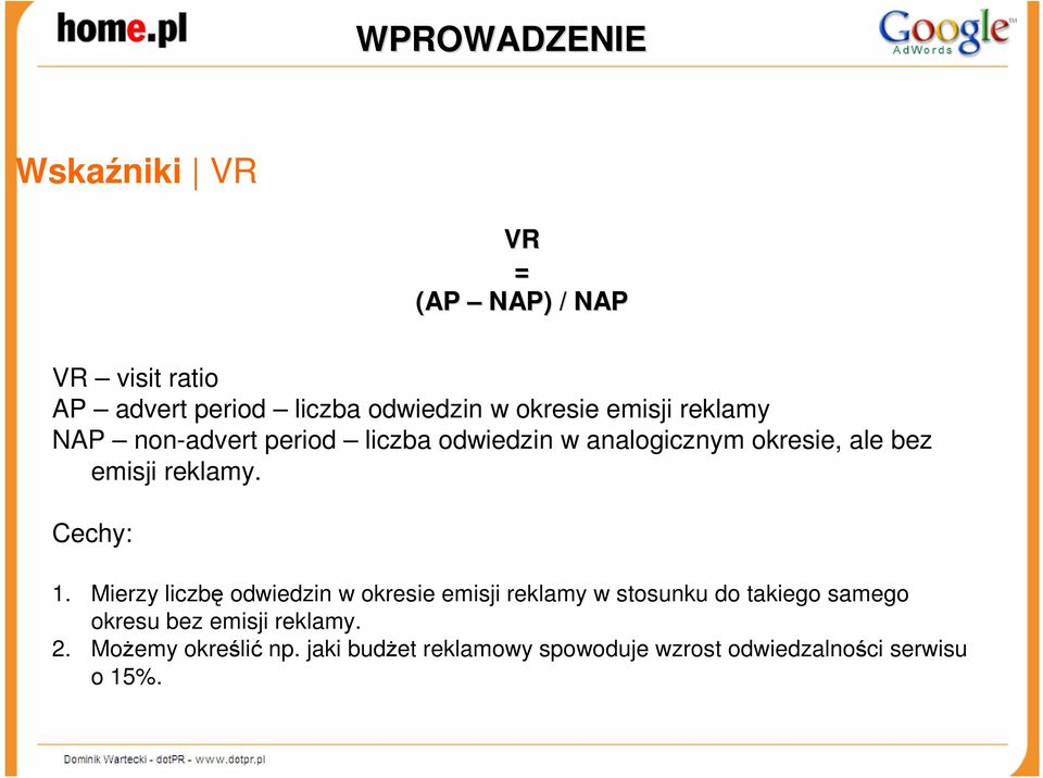 reklamy. Cechy: 1.