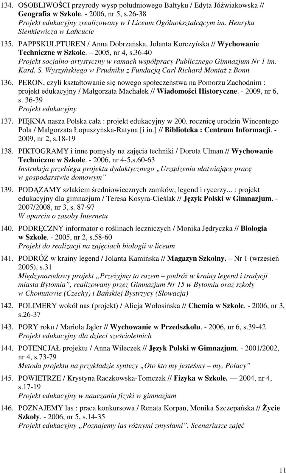 36-40 Projekt socjalno-artystyczny w ramach współpracy Publicznego Gimnazjum Nr 1 im. Kard. S. Wyszyńskiego w Prudniku z Fundacją Carl Richard Montaż z Bonn 136.
