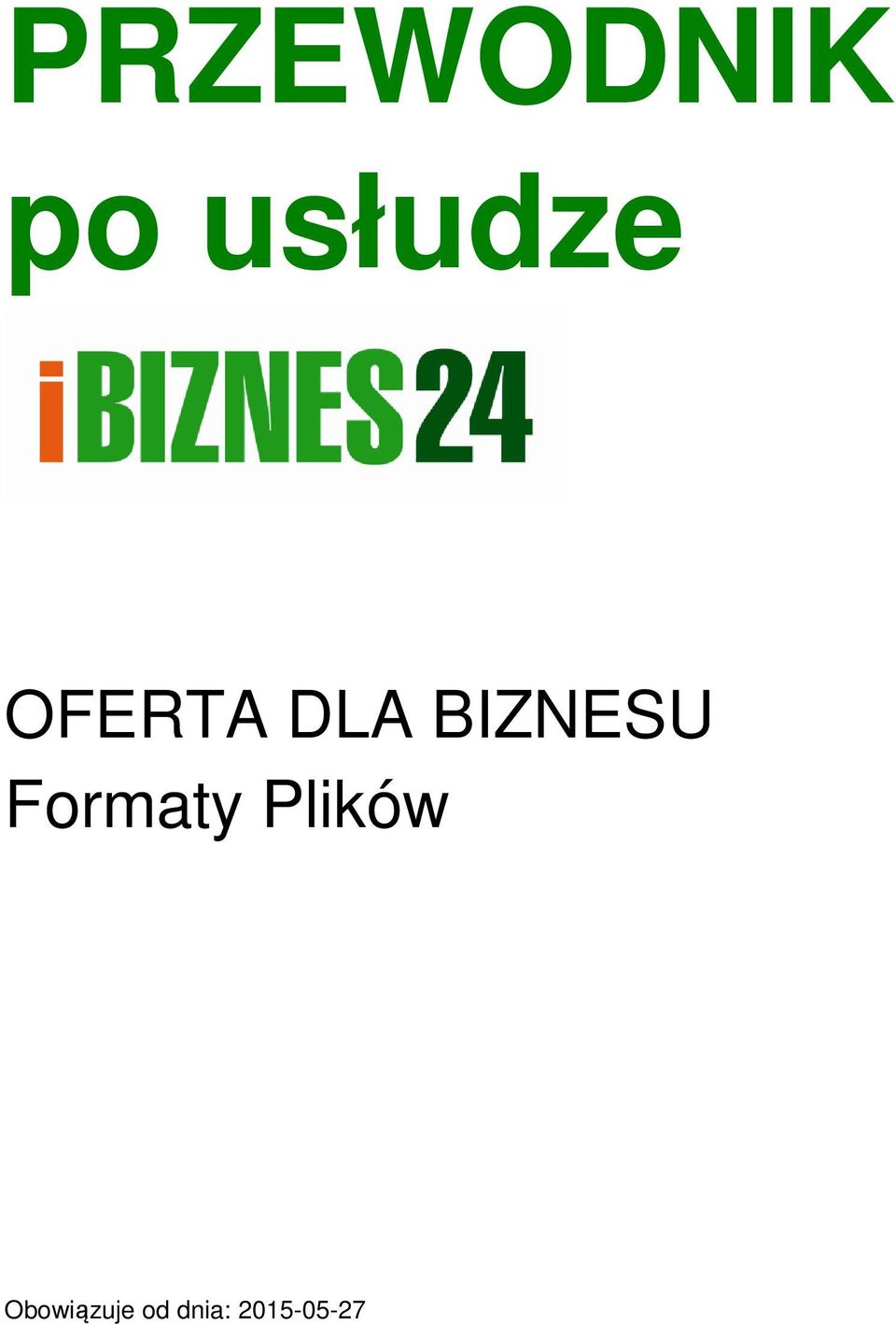 Formaty Plików