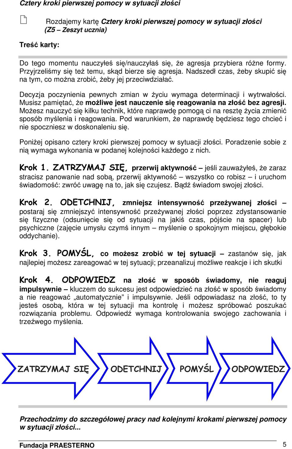 Decyzja poczynienia pewnych zmian w życiu wymaga determinacji i wytrwałości. Musisz pamiętać, że możliwe jest nauczenie się reagowania na złość bez agresji.
