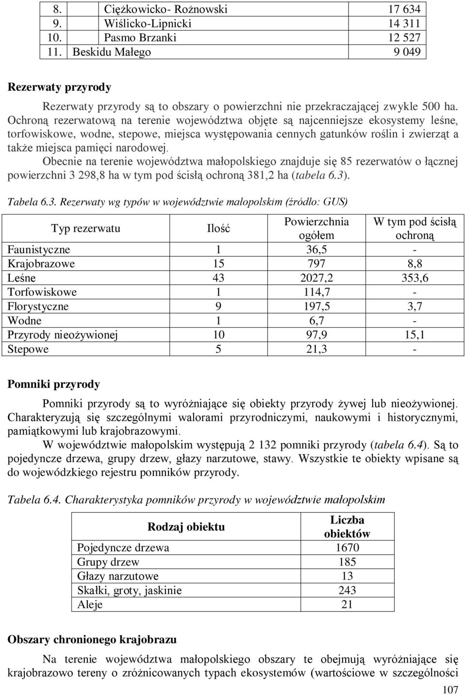 Ochroną rezerwatową na terenie województwa objęte są najcenniejsze ekosystemy leśne, torfowiskowe, wodne, stepowe, miejsca występowania cennych gatunków roślin i zwierząt a także miejsca pamięci
