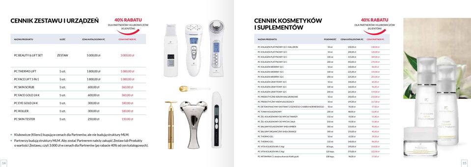 PLATYNOWY 32 C PC KOLAGEN PLATYNOWY 32 C 50 ml 100 ml 200,00 zł 315,00 zł 120,00 zł 189,00 zł PC KOLAGEN PLATYNOWY 32 C 200 ml 450,00 zł 270,00 zł PC KOLAGEN SREBRNY 32 C 50 ml 140,00 zł 84,00 zł PC
