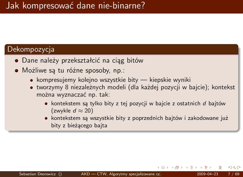 wyznaczać np.