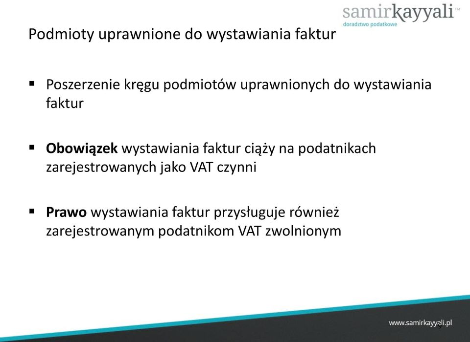 faktur ciąży na podatnikach zarejestrowanych jako VAT czynni Prawo