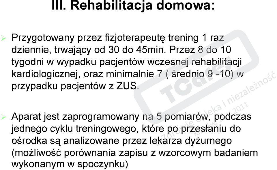 przypadku pacjentów z ZUS.