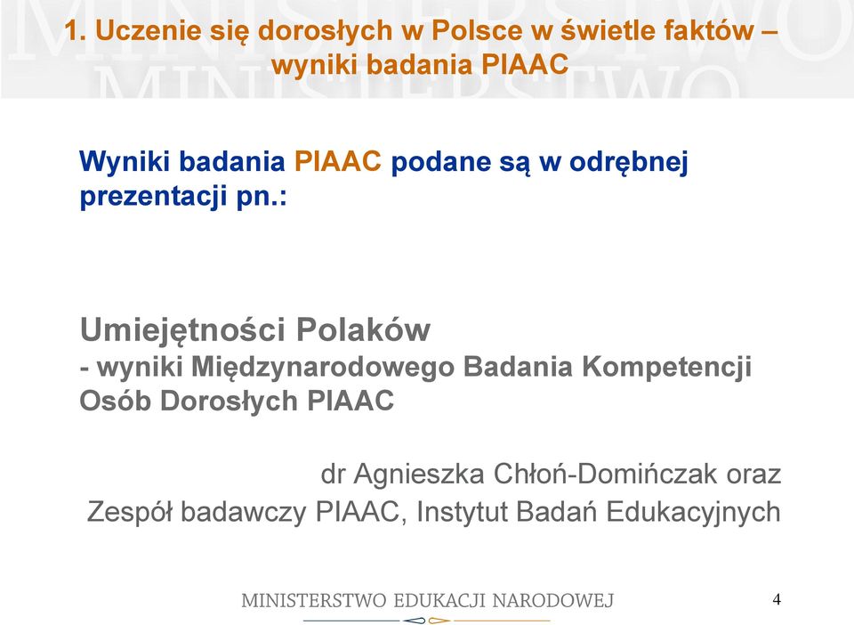 : Umiejętności Polaków - wyniki Międzynarodowego Badania Kompetencji Osób