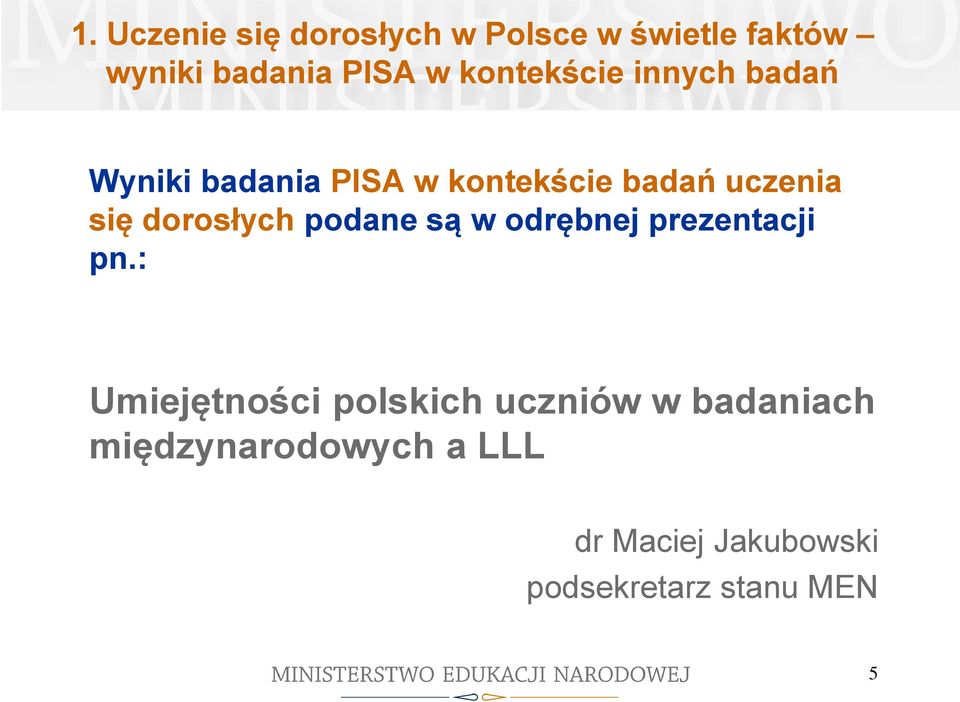 dorosłych podane są w odrębnej prezentacji pn.