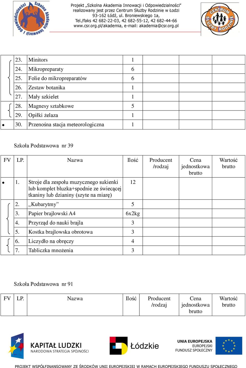 Stroje dla zespołu muzycznego sukienki lub komplet bluzka+spodnie ze świecącej tkaniny lub dzianiny (szyte na miarę). Kubarytmy 5 3.