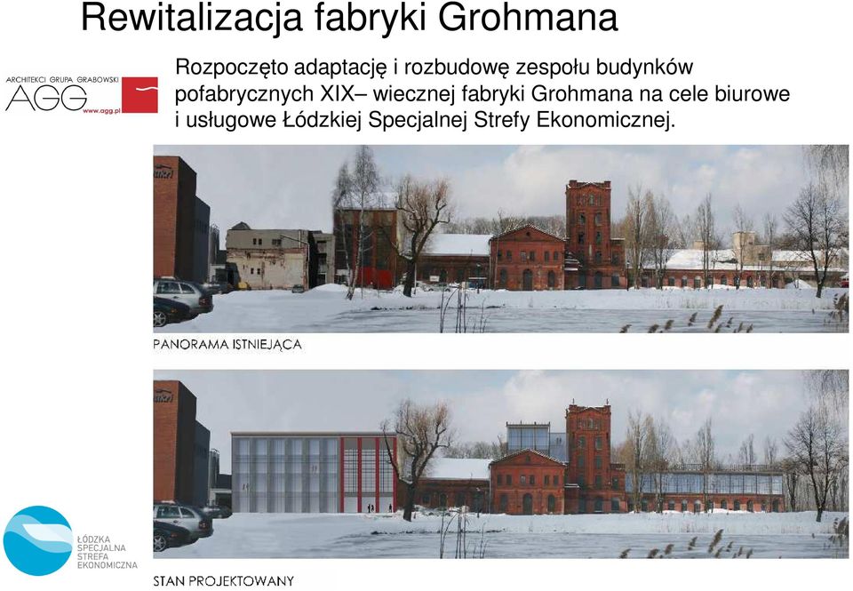 pofabrycznych XIX wiecznej fabryki Grohmana na