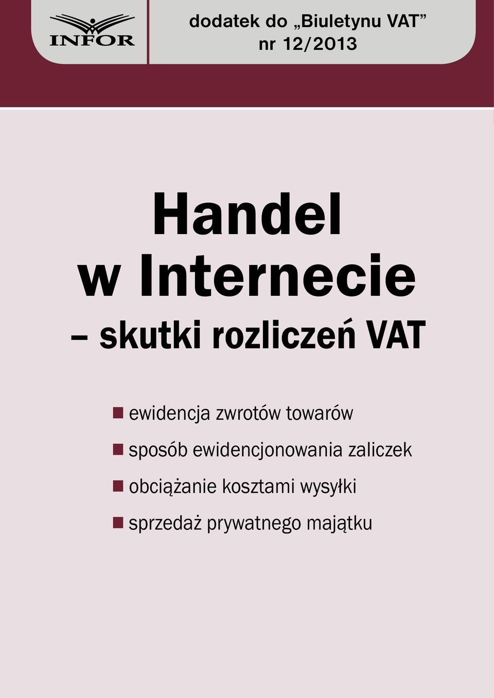 zwrotów towarów sposób ewidencjonowania