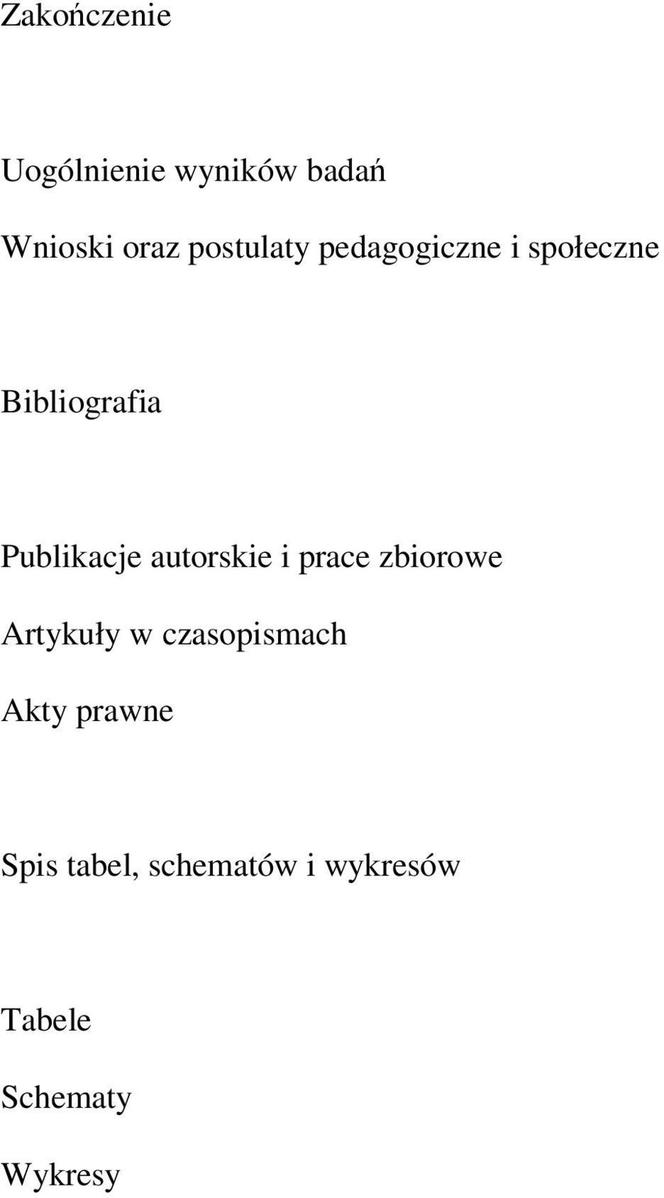 Publikacje autorskie i prace zbiorowe Artykuły w