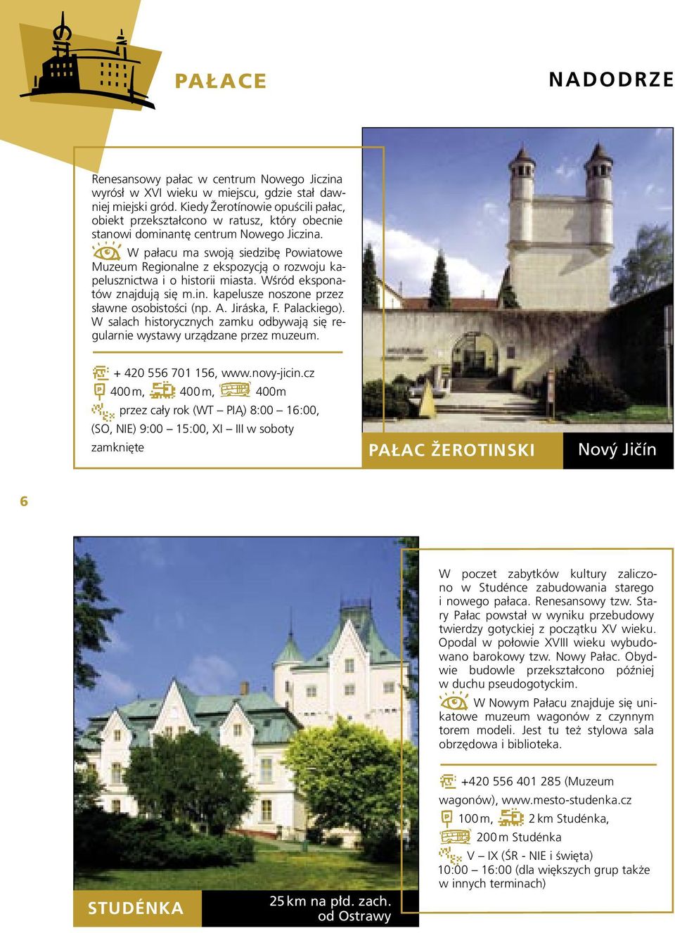 W pałacu ma swoją siedzibę Powiatowe Muzeum Regionalne z ekspozycją o rozwoju kapelusznictwa i o historii miasta. Wśród eksponatów znajdują się m.in. kapelusze noszone przez sławne osobistości (np. A.