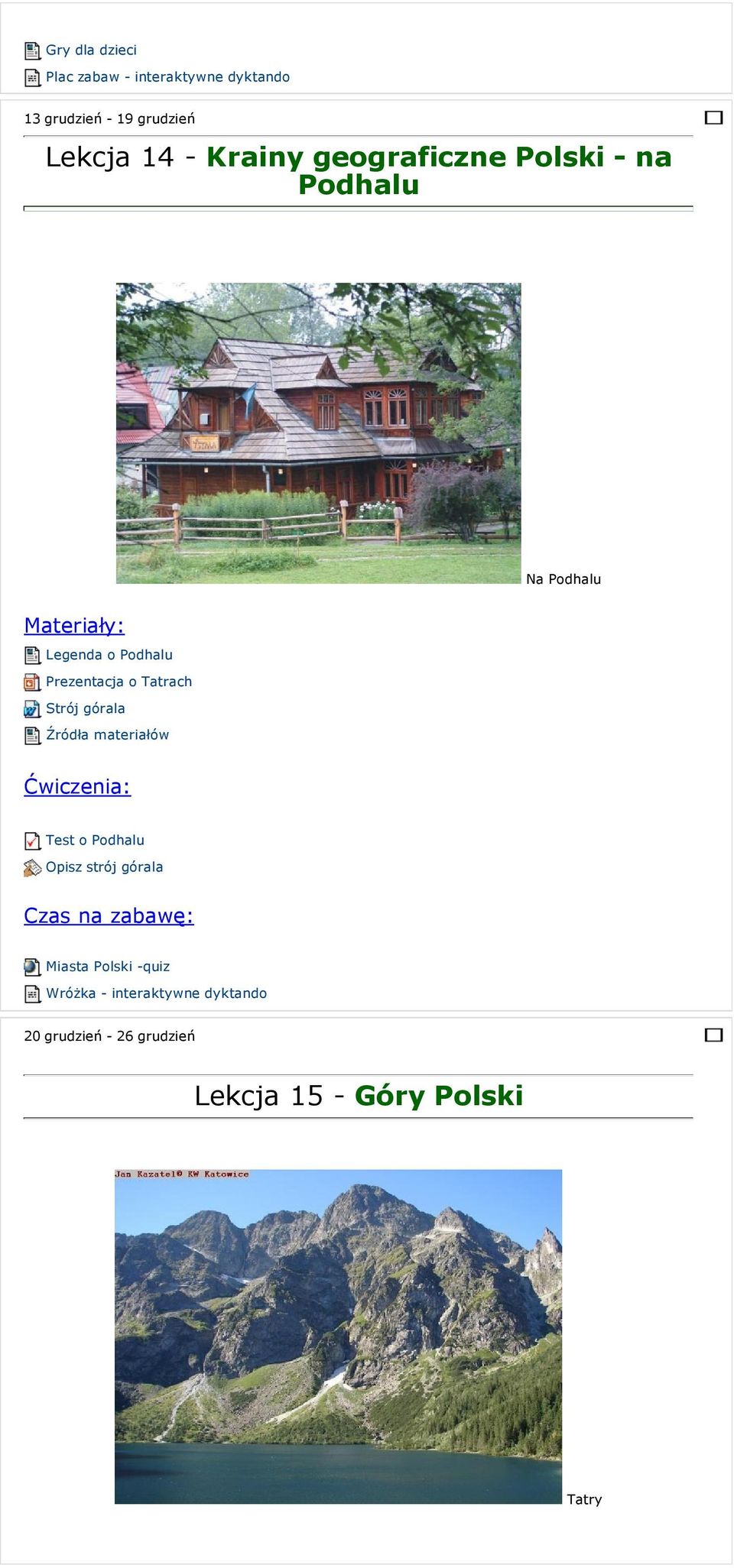 Tatrach Strój górala Źródła materiałów Test o Podhalu Opisz strój górala Miasta Polski