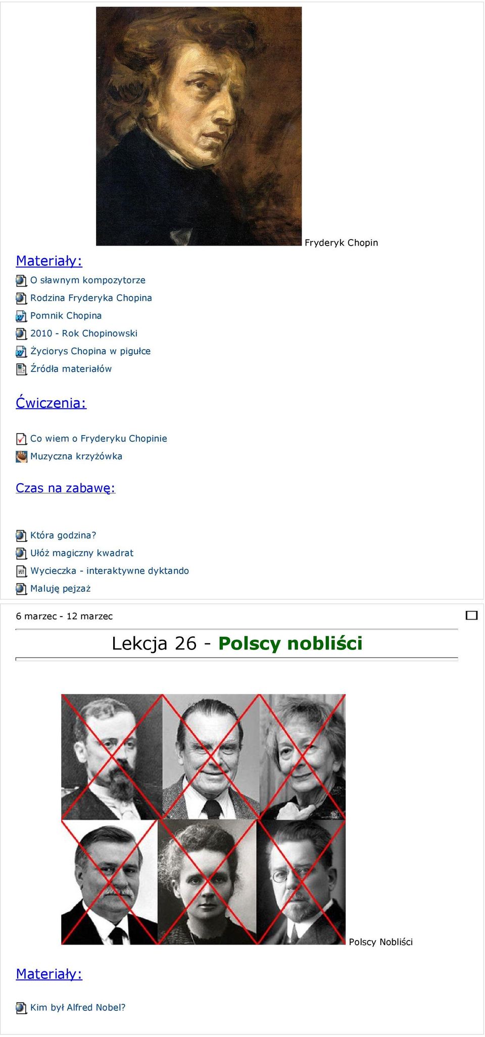 Muzyczna krzyżówka Która godzina?