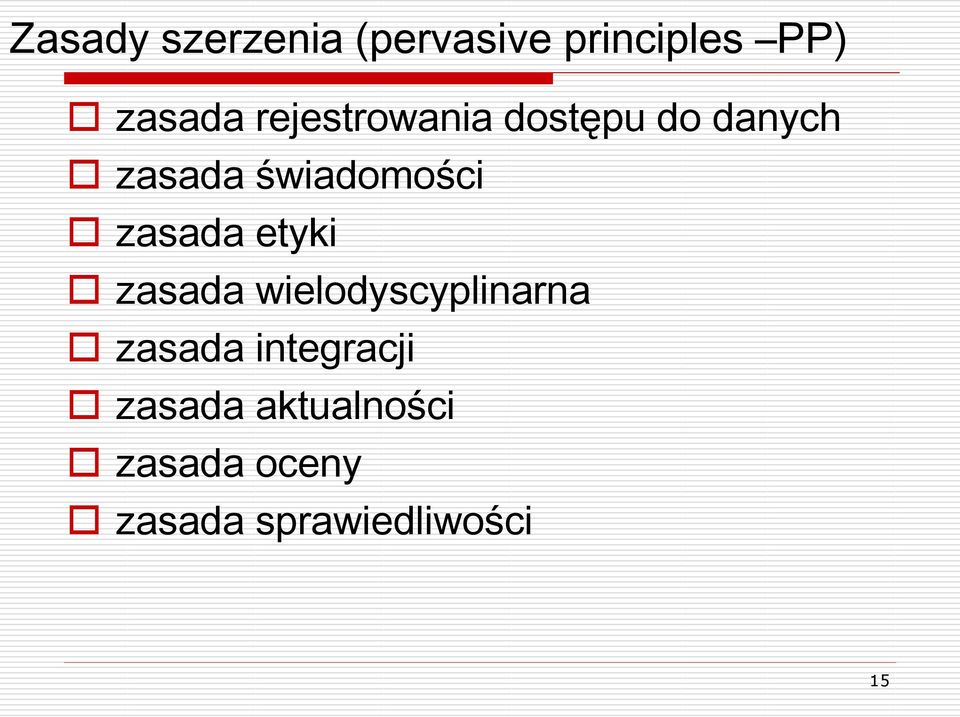 zasada etyki zasada wielodyscyplinarna zasada