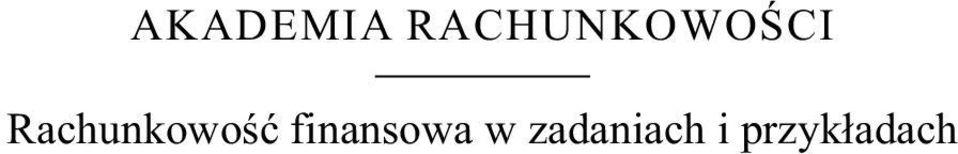 Rachunkowoœæ