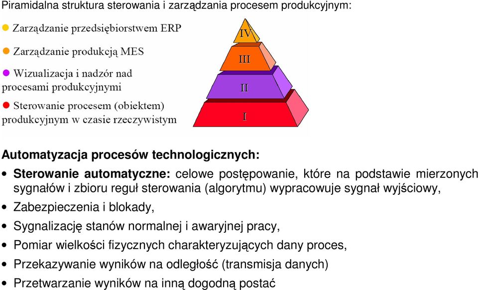 sygnał wyjściowy, Zabezpieczenia i blokady, Sygnalizację stanów normalnej i awaryjnej pracy, Pomiar wielkości fizycznych