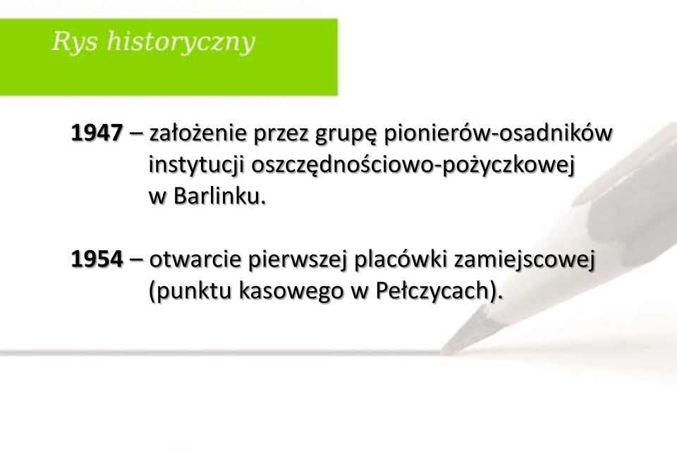 oszczędnościowo-pożyczkowej w Barlinku.