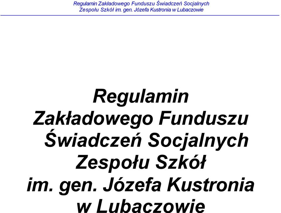 Socjalnych Zespołu Szkół