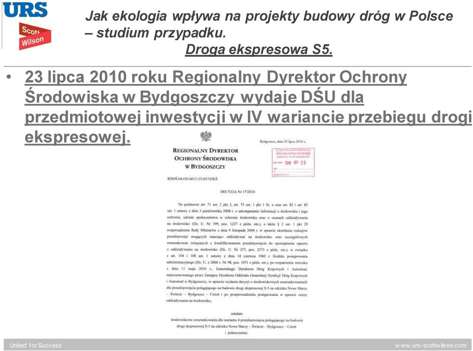 Ochrony Środowiska w Bydgoszczy wydaje DŚU