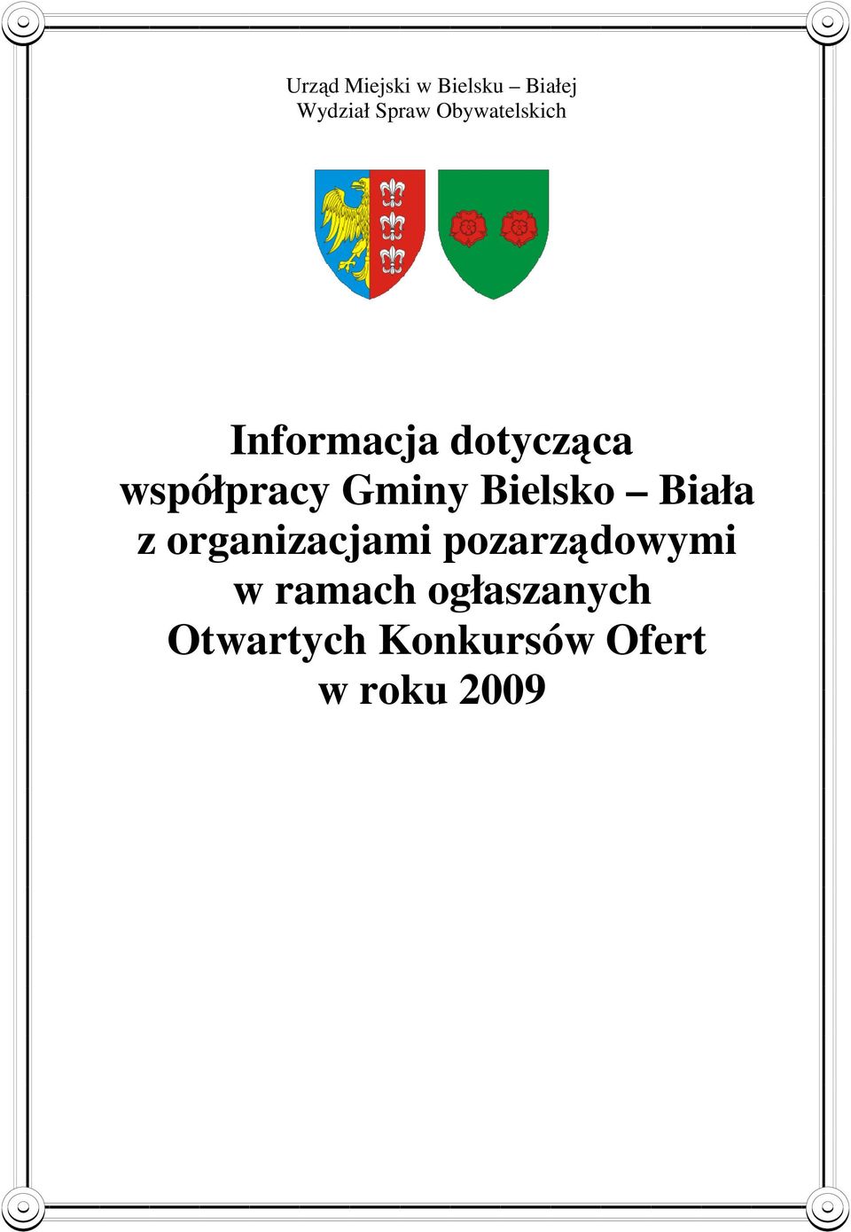 Gminy Bielsko Biała z organizacjami pozarządowymi