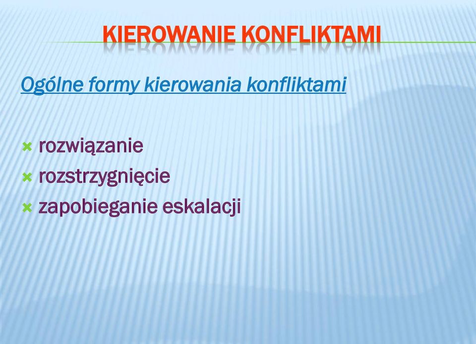konfliktami rozwiązanie