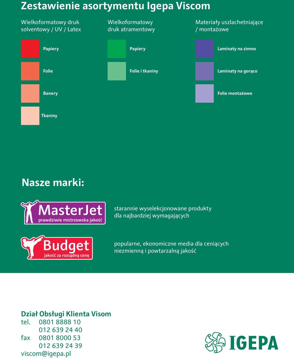 Tkaniny Nasze marki: starannie wyselekcjonowane produkty dla najbardziej wymagających popularne, ekonomiczne media dla ceniących