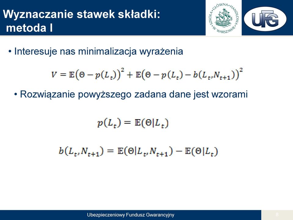 Rozwiązanie powyższego zadana dane jest