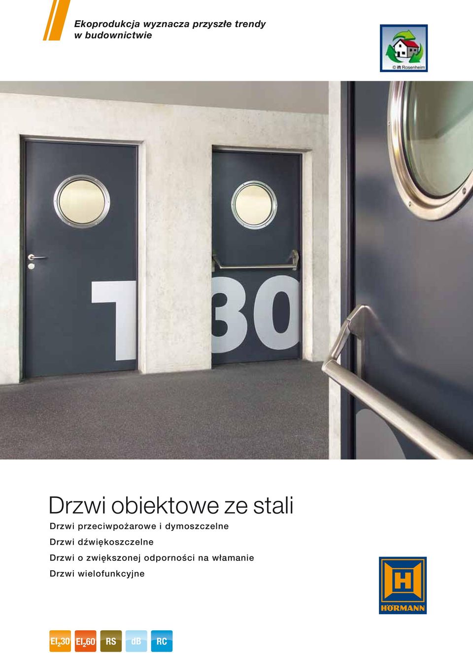 i dymoszczelne dźwiękoszczelne o zwiększonej