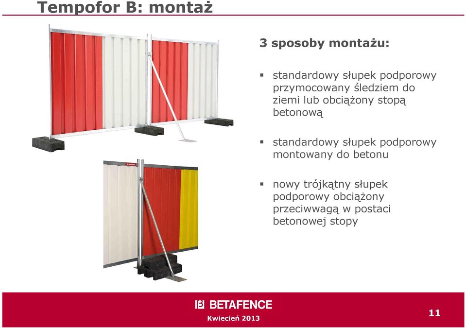 betonową standardowy słupek podporowy montowany do betonu nowy
