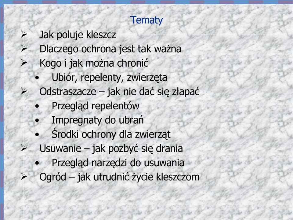 Przegląd repelentów Impregnaty do ubrań Środki ochrony dla zwierząt Usuwanie