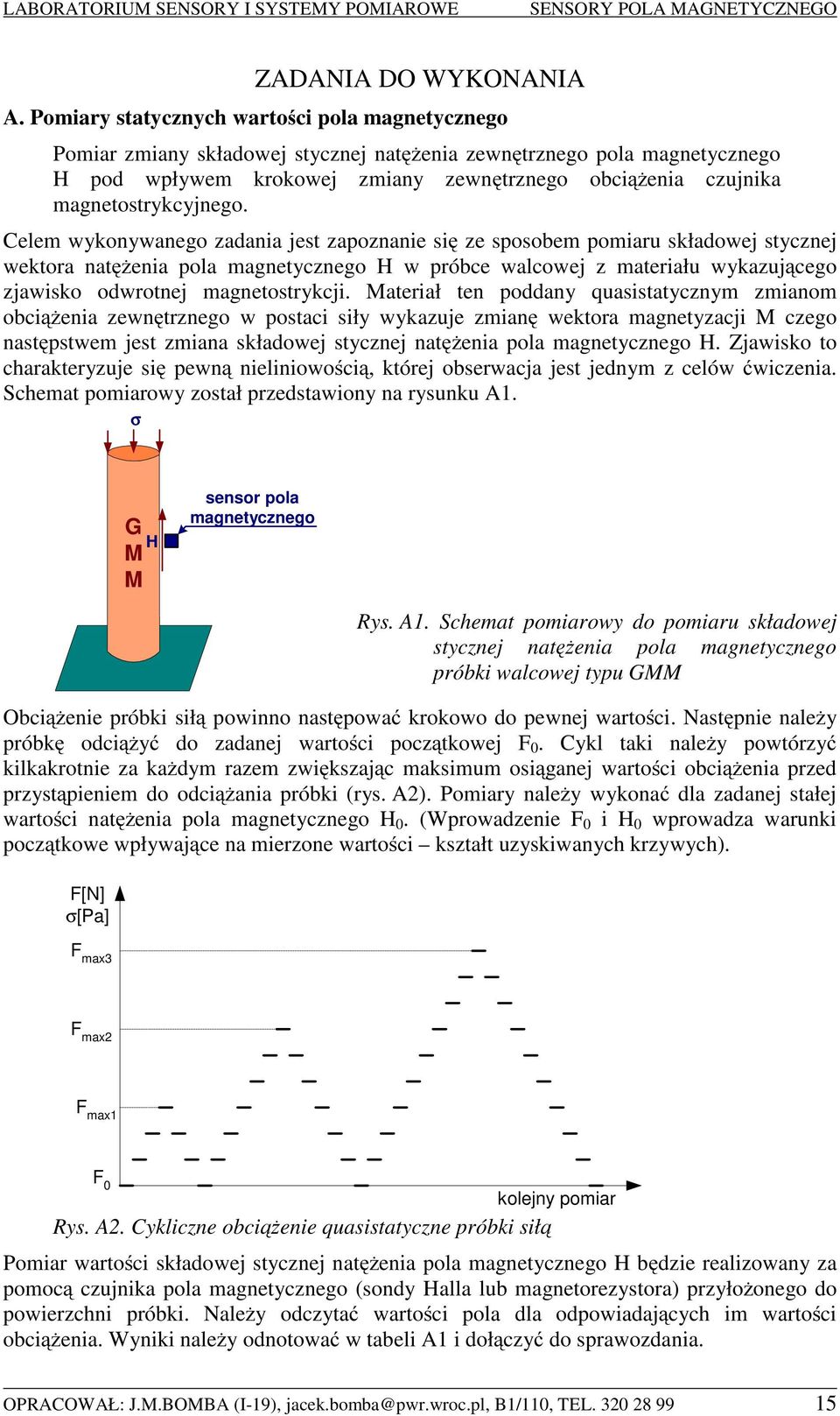 magnetostrykcyjnego.