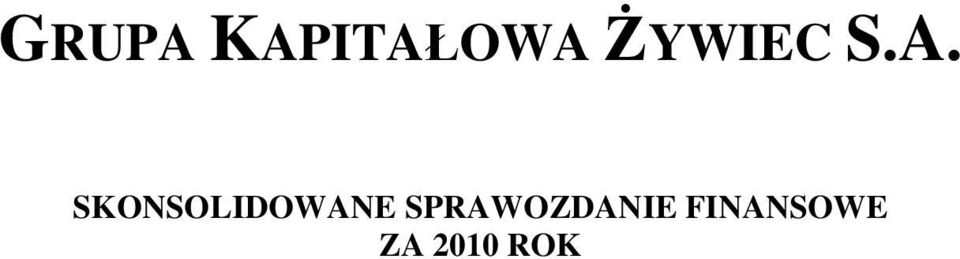 SKONSOLIDOWANE