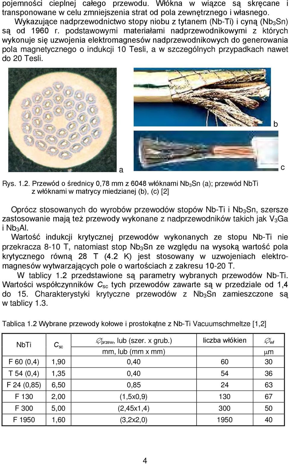 podstawowymi materiałami nadprzewodnikowymi z których wykonuje się uzwojenia elektromagnesów nadprzewodnikowych do generowania pola magnetycznego o indukcji 10 Tesli, a w szczególnych przypadkach