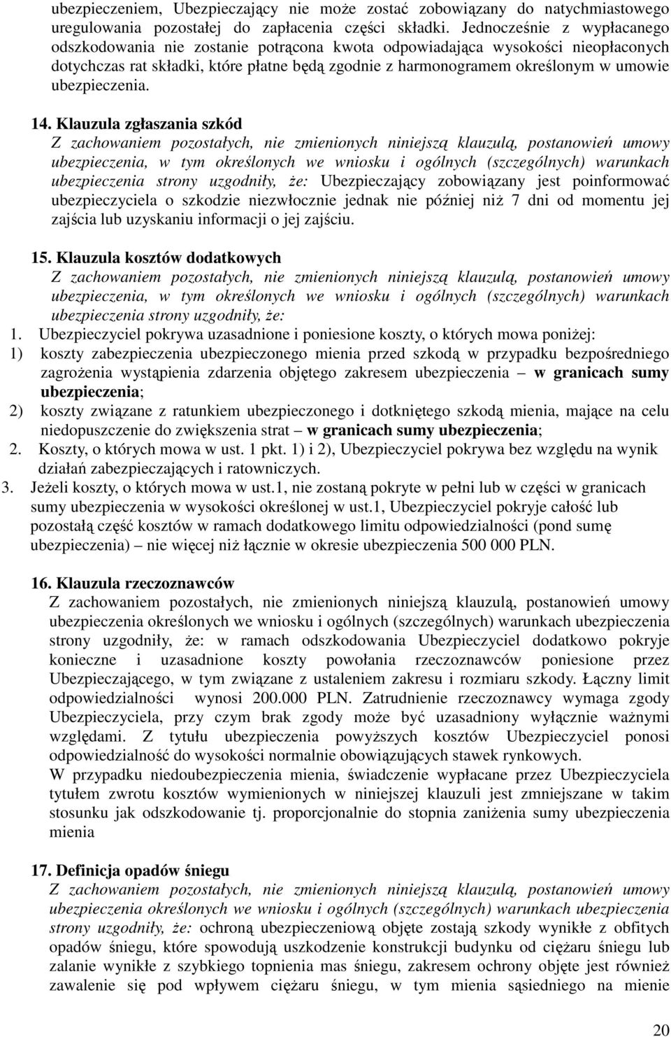 ubezpieczenia. 14.